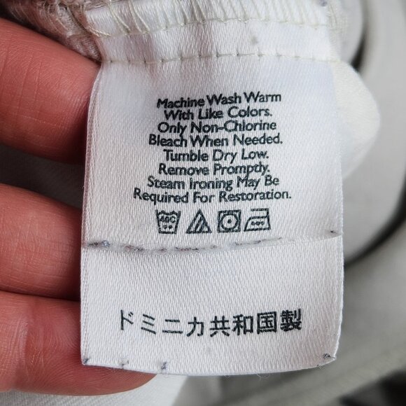 Eddie Bauer Shorts Men 40 Off White Cream Flat Front Chino Cotton Classic Casual - Picture 16 of 16